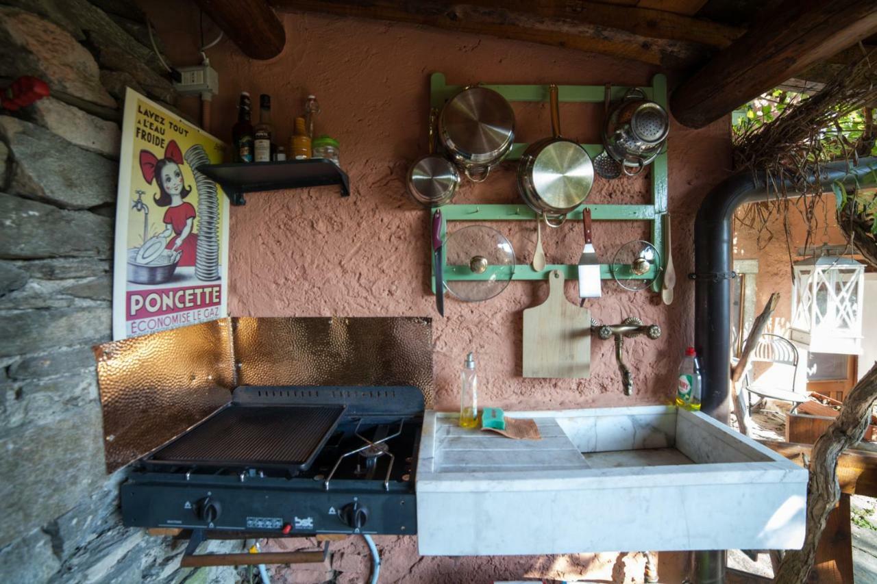 La Vecchia Casa Rosa Apartman Cannero Riviera Kültér fotó